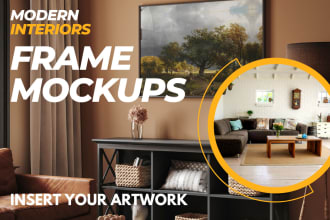 create eye catching frame mockup for your image or photo