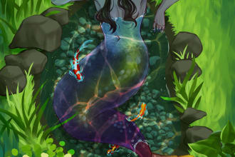 draw fanarts, ocs, backgrounds