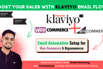 setup klaviyo flows for bigcommerce or woocommerce