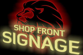design amazing shop front sign