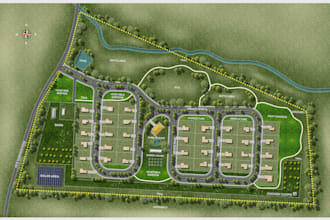 do architectural site plan render and master plan render