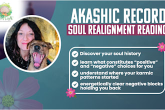 perform a soul realignment session using the akashic records