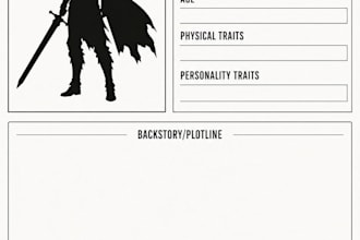 write a backstory for your ocs, plot line and plot twist