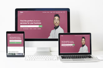 do a monitor, laptop, tablet, smartphone mockup set 2 hr