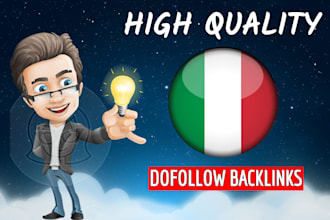 build premium dofollow italian backlinks for local seo