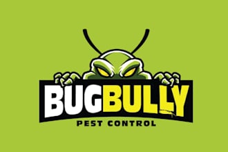design awesome pest control logo