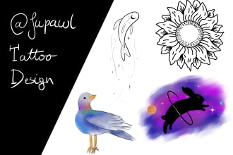 design a small and simplistic tattoo