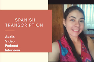 do a spanish transcription