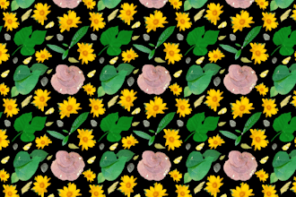 create a unique, cool and stylish hand drawn pattern for you