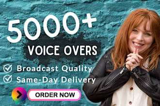 record podcast intro and outro with professional voice over