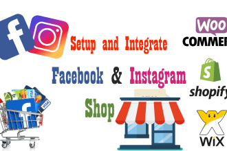 setup and configure facebook and instagram shop