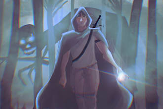draw 4 frames  storyboard for 5 dollars