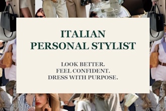 be your italian personal stylist and shopping assistant
