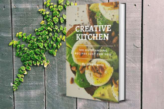 design a cookbook with ebook cover