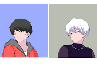 create base or traits nft with anime or 2d style