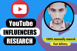 find you best youtube influencer for your niche