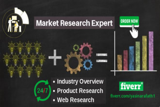 do market research, business research, competitor analysis