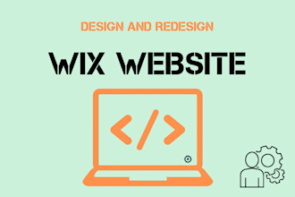 design wix e commerce website