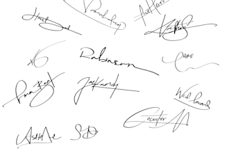 do hand drawn personal signature