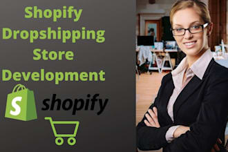 desgin automated dropshipping shopify  store