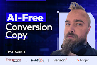 write sales copy for your sales page, landing page, cold email copywriting, ad
