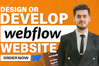 design or develop webflow website, figma to webflow, webflow developer