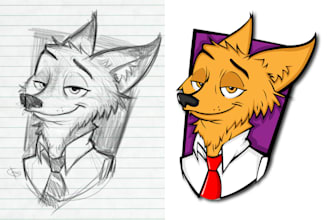 convert your drawing in vector format
