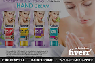 design cosmetic packaging and product labels