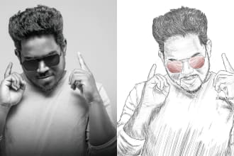sketch digital pencil art