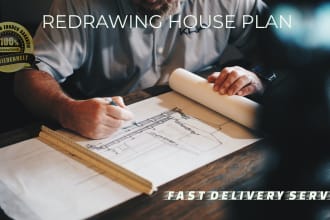draft 2d architectural floor plans and elevations in autocad