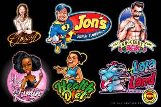 design a cartoon or mascot logo design