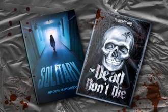 design a premium horror book cover