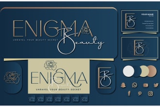 design unique signature logo and branding kits