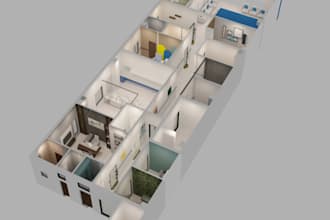 2d architectural floor planning
