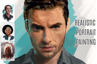 do illustration and portrait painting in oil and watercolor