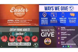 create a graphic for your next church event or announcement