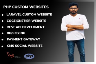 fix, develop, and optimize PHP laravel websites
