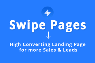 create high converting landing page on swipe pages