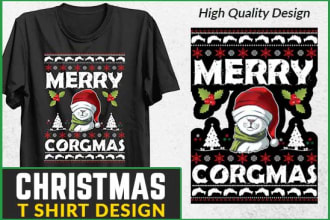 make unique and creative ugly christmas t shirt designs
