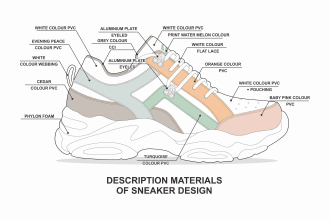 create shoe freestyle design and sneaker lifestyle