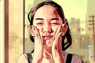 draw game style illustration from your photo