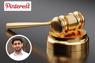 report the piracy of your images and videos over pinterest