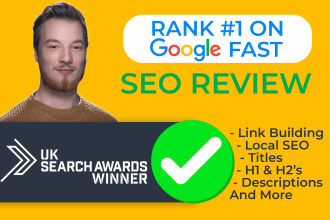 review your website from an SEO perspective