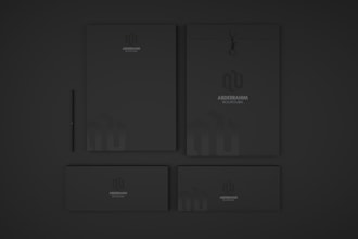 design a corporate identity package or stationery items