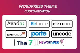 customize avada the7 betheme uncode bridge enfold newspaper porto flatsome