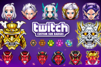 create awesome custom twitch sub badges