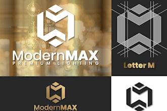 design 5 premium logo concepts with vector