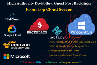 do guest post on amazon AWS google cloud IBM microsoft azure with dofollow link