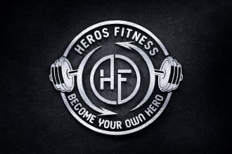 design gym, yoga, sports, fitness, warrior, and health logo
