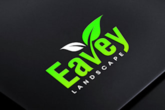 make financial, consulting and  landscape, lawn care logo
